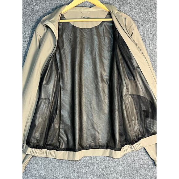 Walter Hagen Windbreaker 3 Way Convertible Jacket Vest Polyester Taupe‎ Mens L - Picture 10 of 14